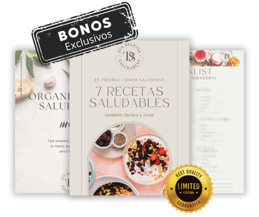🥗 Reto 7 Días Saludables + 3 BONOS EXCLUSIVOS 🎁