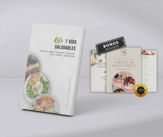🥗 Reto 7 Días Saludables + 3 BONOS EXCLUSIVOS 🎁